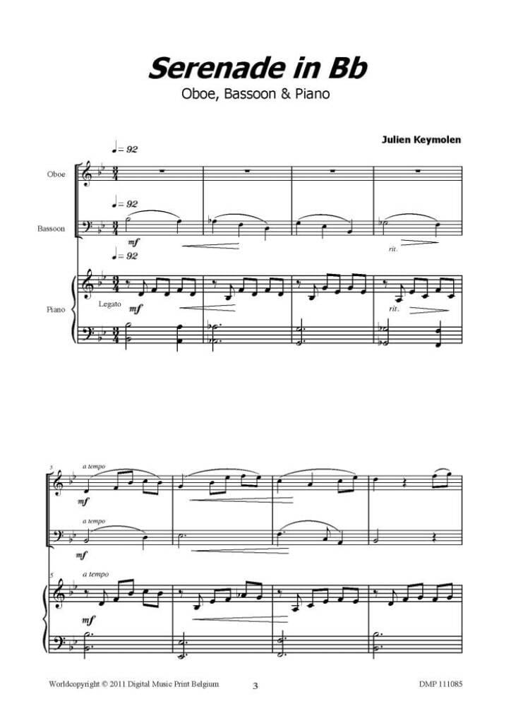 Serenade In Bb